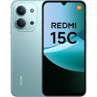 Xiaomi Redmi 15C 5G - 5G pekskärmsmobil - dual-SIM - RAM 4 GB / Internminne 256 GB - microSD slot - 6.9 - 1600 x 720 pixlar (120 Hz) - 2 bakre kameror 50 MP - front camera 8 MP - mintgrön
