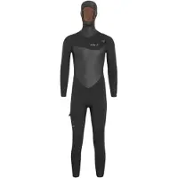 Orca Tango 5:4 Hooded 5 Mm Långärmad Våtdräkt Med Huva Och Dragkedja På Bröstet
