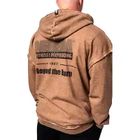 Nebbia Washed-off Gym Bro 362 Sweatshirt Med Dragkedja