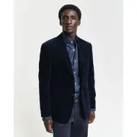 Gant för män. 7706315 Jacka Slim Fit Corduroy marinblå (48), Casual, Parti, Bomull, Klassisk, Marino