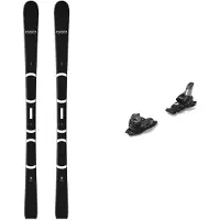 QEO Ski - Skidpaket (skidor + bindning) - Paketen QEO 70 Black 2025 för UnisexTrä - Svart