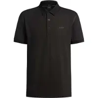 BOSS för män. 50531020 Paddy Tape polotröja svart (M), Casual, Bomull, Kort ärm