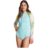 Billabong Salty Dayz 2 Mm Långärmad Shorty Med Dragkedja Fram För Dam