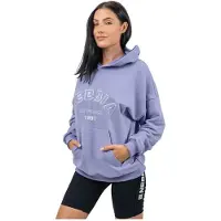 Nebbia Branded Oversized Gym Rat Tröja Med Huva