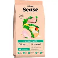 Dibaq Sense Low Grain Light & Senior Kyckling Hundmat 2kg
