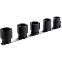 Irimo Set Med 9 Slagverktyg 1/2´´ Sexkantigt På Skena 8-27 Mm