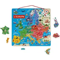 Janod Magnetic European Map Pedagogisk Leksak