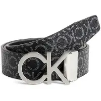 Calvin Klein Recycled Reversible Logo Belt - - Black - Men - 80 Cm