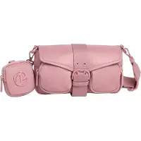 Pepe Jeans för kvinnor. PL0300061 Rosa Gale axelremsväska (OSFA), Casual, Polyamid