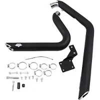 Vance + Hines Shortshots Harley Davidson Flst 1340 Heritage Softail 86-89 Ref:47221 Icke-homologiserat Komplett Avgassystem