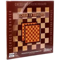 Abbey Draughts/chess Board Brädspel