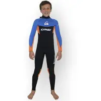 Kynay Surf Ultra Stretch 4 Mm Junior Våtdräkt Med Långa ärmar Och Dragkedja På Ryggen