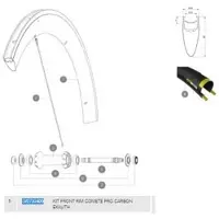 Mavic Comete Pro Carbon Exalith Framfälg