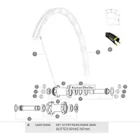Mavic Ksyrium Elite Disc/disc Ust 2017 Ekrar 12 Enheter