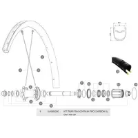 Mavic Ksyrium Pro Carbon Sl Ust 20 Bakfälg