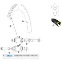 Mavic Comete Pro Carbon Disc Framfälg
