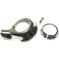 Sram Spare Parts Tapa/abrazadgripshift X0 Left Silver Täcklock