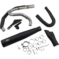 S&s Cycle 2-1 M8 Softail Harley Davidson Flfb 1750 Abs Softail Fat Boy 107 Ref:550-0857 Icke-homologiserat Komplett Avgassystem