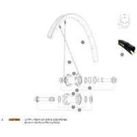 Mavic Ksyrium Pro Allroad 2016 Ekrar 12 Enheter