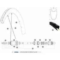 Mavic Cosmic Pro Carbon Ust Disc Rear Fälg