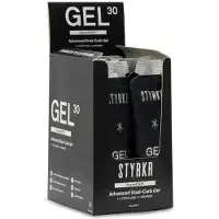 Styrkr Gel30 Dual-carb Låda Med Energigeler 72g 12 Enheter
