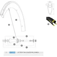 Mavic Comete Pro Carbon Framfälg