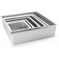 Ibili Extra Hög Rak Fyrkantig Form 20x10 Cm
