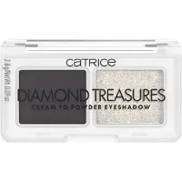 Catrice Diamond Treasures Cream to Powder Eyeshadow Ögonskuggspalett 3 g Nr. 030 - Smokey Diamond