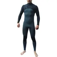 Kynay Surf Ultra Stretch Warma 3/2 Mm Långärmad Neopren Våtdräkt Med Bröst Blixtlås
