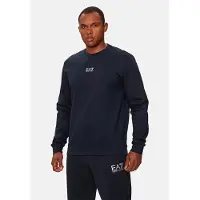 EA7 för män. 8NPM34_PJVTZ Pj marinblå sweatshirt (XXL), Casual, Bomull, Marino