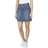 Pepe Jeans för kvinnor. PL90112444F0 Mini Kjol Rise blå (M), Casual, Bomull, Denim