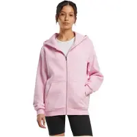 Build Your Brand Fluffy Sweatshirt Med Dragkedja