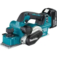 Makita Batteridriven hyvel DKP181RTJ; 18 V; 2x5,0 Ah batt.