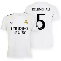 Real Madrid 25/26 Bellingham Hemma T-shirt Med Korta ärmar