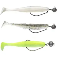 Swimy Pompei Shad+cheburashka Rig Mjukt Bete 10g 125 Mm 16 Enheter