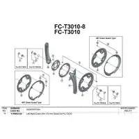 Shimano Acera T3010 Vänster Vevarm