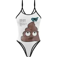 Otso Emoji Deja Poo Baddräkt