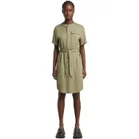 G-Star Belted Dress - Green - Women