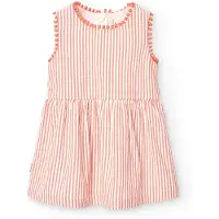 Boboli Poplin Striped ärmlös Klänning