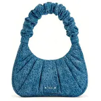 JW PEI Gabbi Ruched Denim Handväska