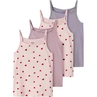Name it Linnen - NkfStrap - 4-pack - Ballerina/Heart/Minnessak - - 4 år (104) - Linne