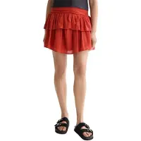 Scotch & Soda Crinkle Gauze Gathered Smocked Kort Kjol