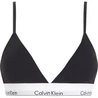 Calvin Klein Lightly Lined Triangle Bralette Icon Cotton Modal