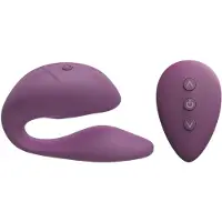 Cotoxo Cupid 2 - parvibrator med fjärrkontroll - lila
