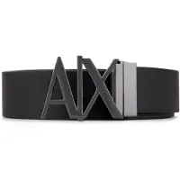 Armani Exchange för män. 951017CC50554120 Svart läderbälte (30), Casual, Klassisk, Hud