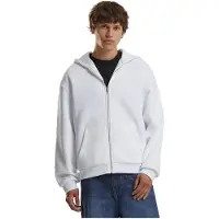 Build Your Brand Fluffy Sweatshirt Med Dragkedja