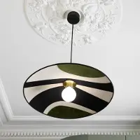 Market Set Taklampa , Sonia Laudet, dimbara, Brun / rost, Vardagsrum, Tyg / textil, Design
