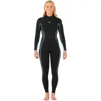 Rip Curl Dawn Patrol 4/3 Mm Våtdräkt I Neopren Med Långa ärmar Och Dragkedja På Ryggen För Damer