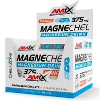 Amix Magnechel Magnesium Chelate 375mg Energidryck Engångsdos Förpackning 20 Enheter
