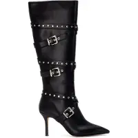 Xti för kvinnor. 14465001-NEGRO Stövlar 144650 svart (40), 8 till 10 cm, Zip, Casual